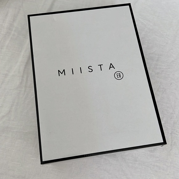 NIB MIISTA MODERN CHUNKY-HEELED BLACK LOAFERS W/TREAD SOLE (39/9) - Picture 5 of 13